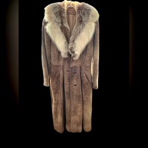 ✨Vintage Women’s Olympic Leather and Suede Coat ✨